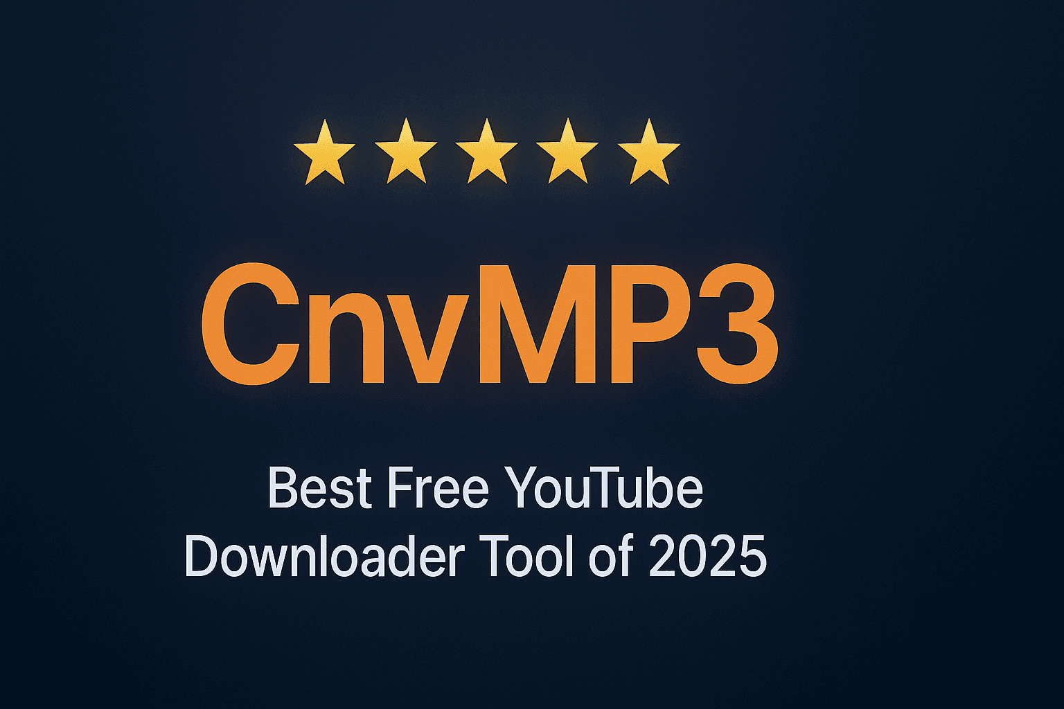 Análise CnvMP3 2025: Guia completo do melhor downloader gratuito do YouTube